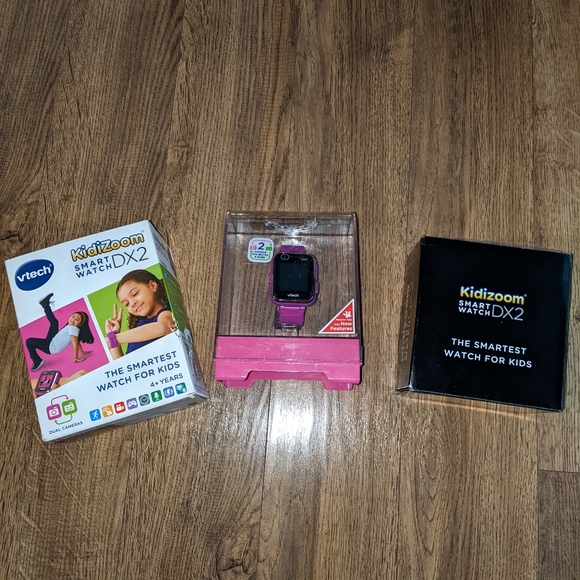 VTech 80-193810 Kidizoom Smartwatch Dx2 Dual Camera - Purple OPEN BOX - Picture 5 of 9